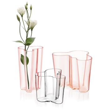 Aalto vase salmon pink - 160 mm - Iittala