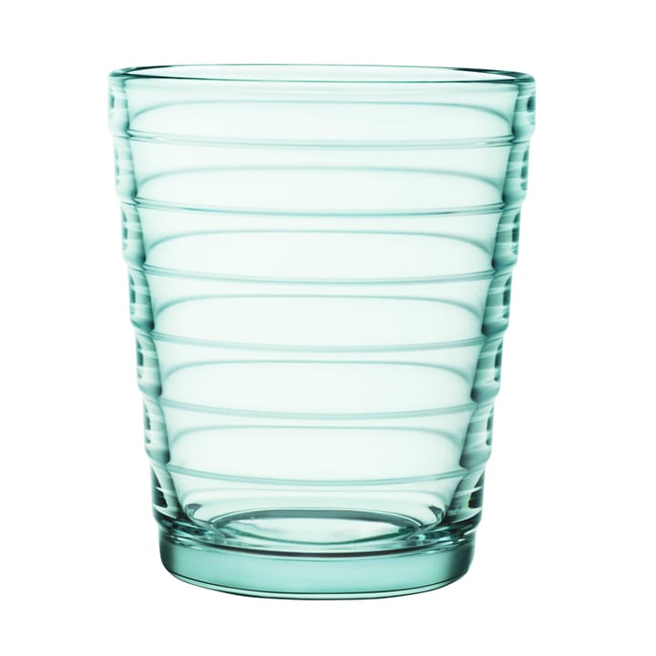 Aino Aalto drinks glass 22 cl 2-pack, water green Iittala