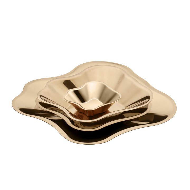 Alvar Aalto saucer rose gold, large 504 mm Iittala