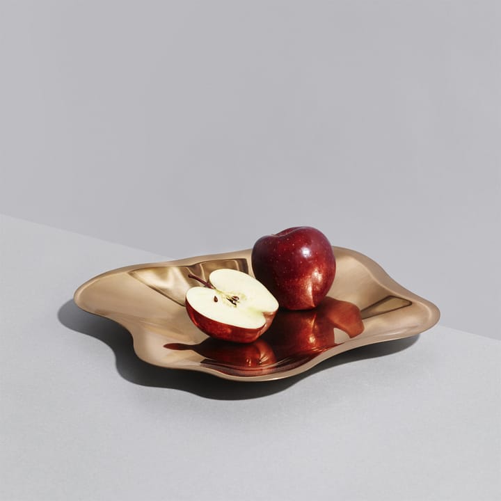 Alvar Aalto saucer rose gold, small 358 mm Iittala