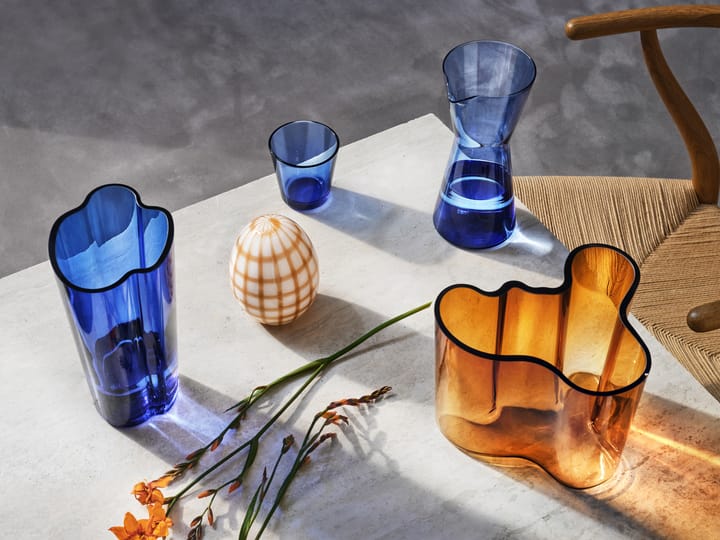 Alvar Aalto vase ultramarine blue, 220 mm Iittala