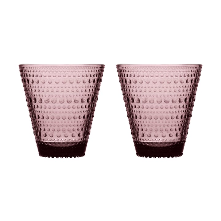 Kastehelmi glass 30 cl 2-pack - Heather - Iittala