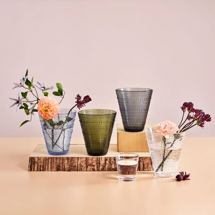 Kastehelmi vase, grey Iittala