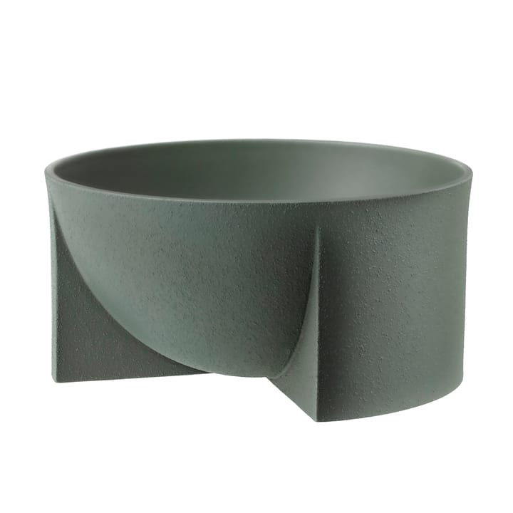 Kuru ceramic bowl 12x24 cm, moss green Iittala