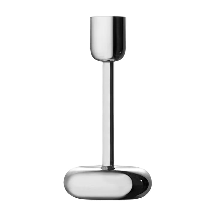 Nappula candle holder steel, large 183 mm Iittala