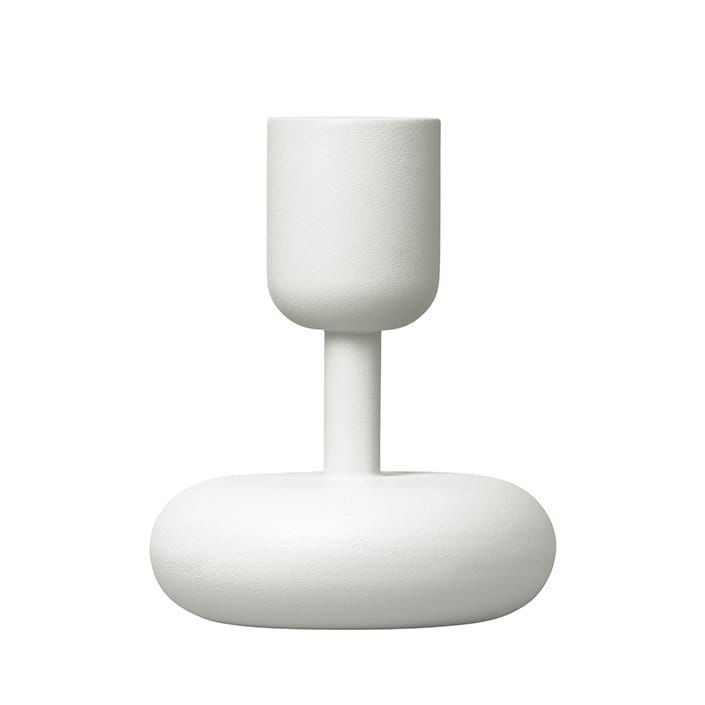 Nappula candleholder white, small 107 mm Iittala