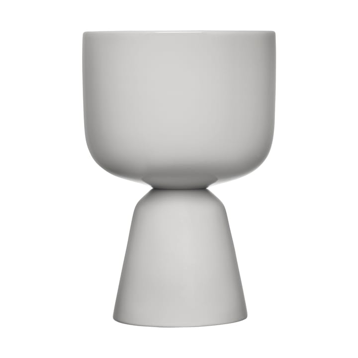 Nappula flower pot Ø15,5 cm h23 cm, Light gray Iittala