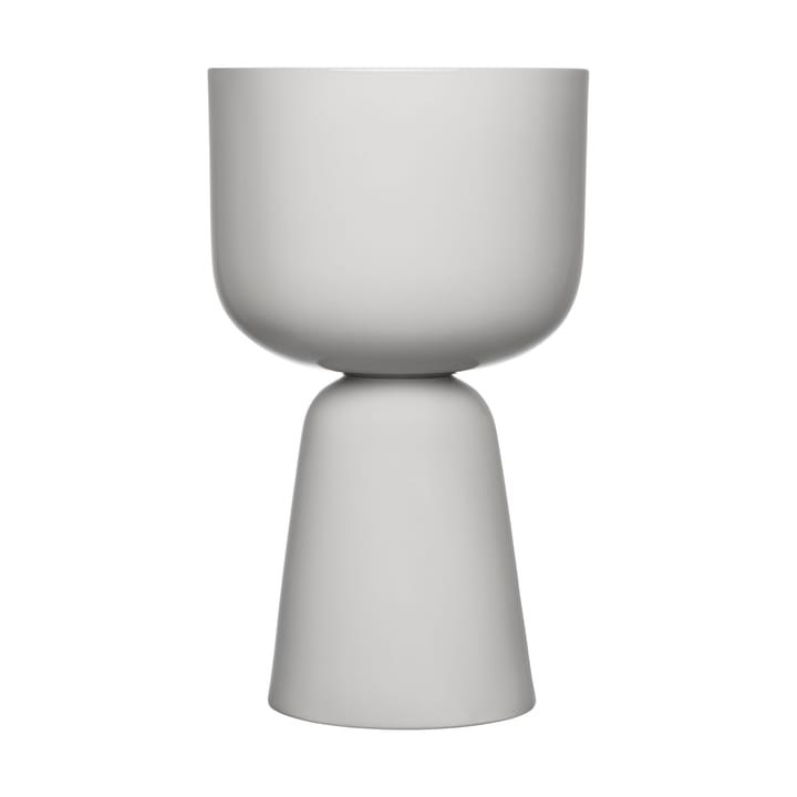 Nappula flower pot Ø15,5 cm h26 cm, Light Grey Iittala