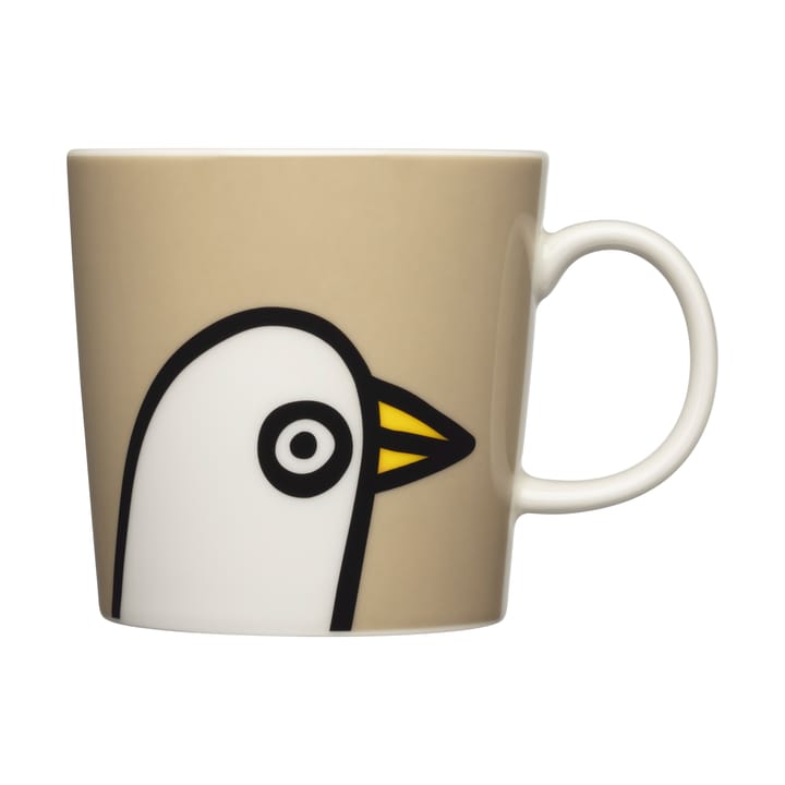 Oiva Toikka Birdie mug 30 cl, Linen Iittala