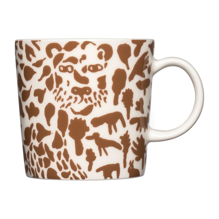 Oiva Toikka Cheetah mug 30 cl, Brown Iittala