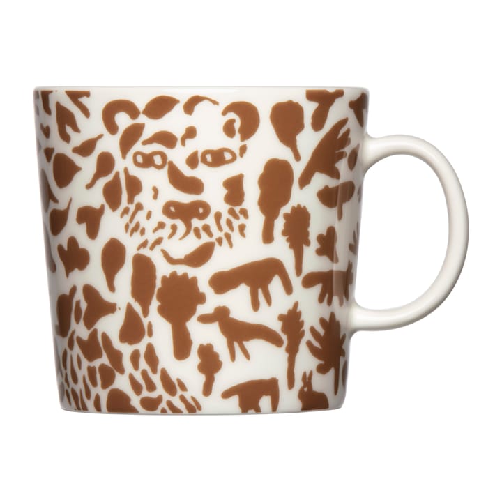 Oiva Toikka Cheetah mug 40 cl, Brown Iittala