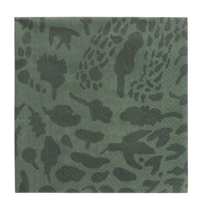 Oiva Toikka Cheetah napkin 20-pack, Green Iittala