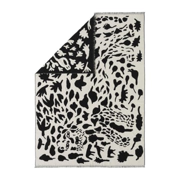 Oiva Toikka Cheetah wool throw 130x180 cm - Black-white - Iittala