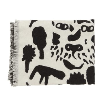 Oiva Toikka Cheetah wool throw 130x180 cm - Black-white - Iittala