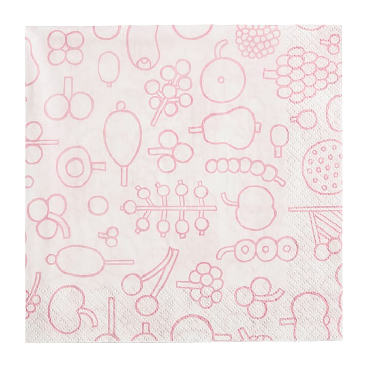 Oiva Toikka Frutta napkin 20-pack, Pink Iittala