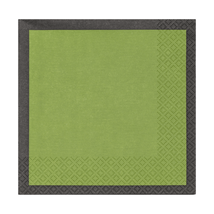 Play paper napkins 33x33 cm 20-pack - Moss green-black - Iittala