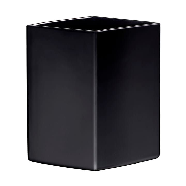 Ruutu ceramic vase 225 mm - black - Iittala