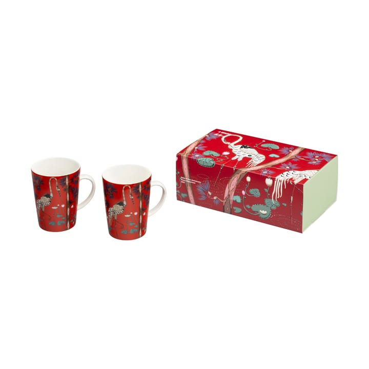 Taika mug 40 cl 15-year anniversary 2-pack, Red Iittala