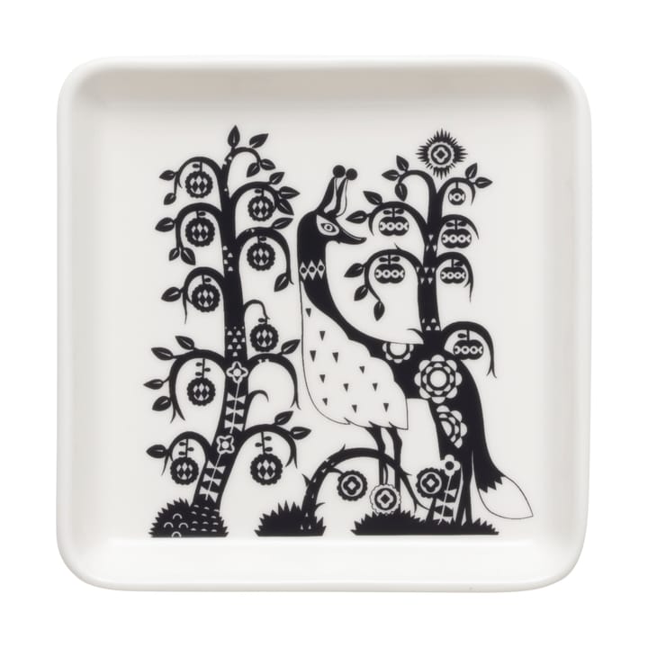 Taika plate 12x12 cm - Black - Iittala