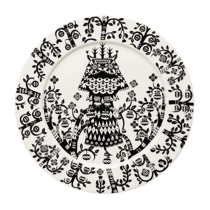 Taika plate 27cm - Black - Iittala