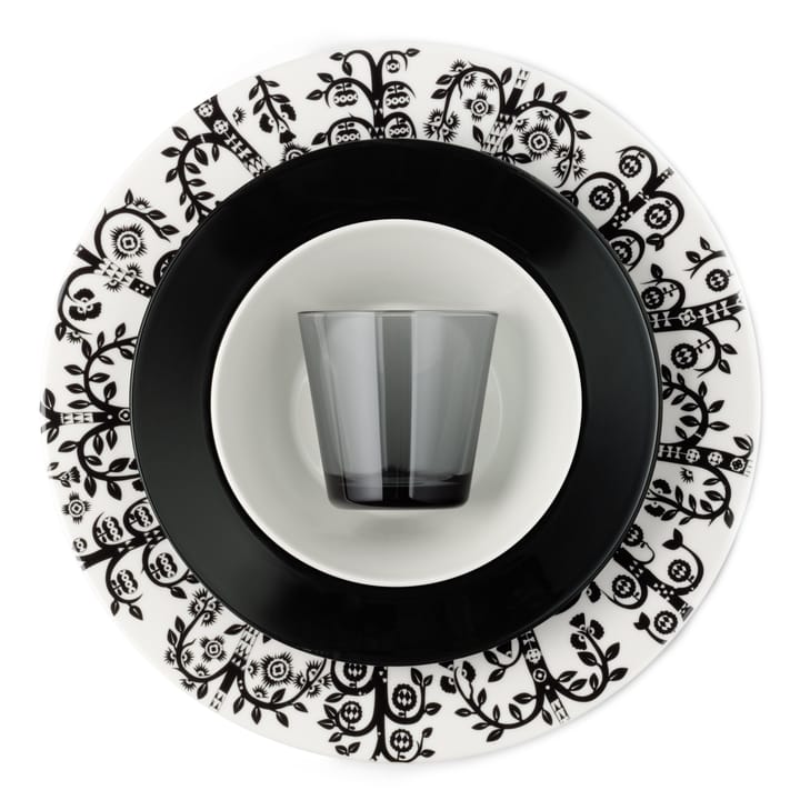 Taika plate 27cm, Black Iittala