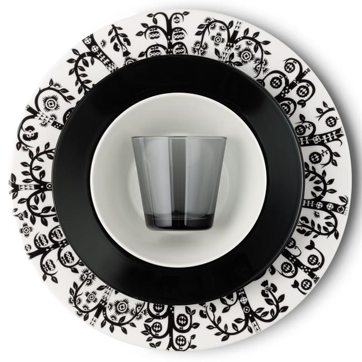 Taika plate 30 cm, black Iittala