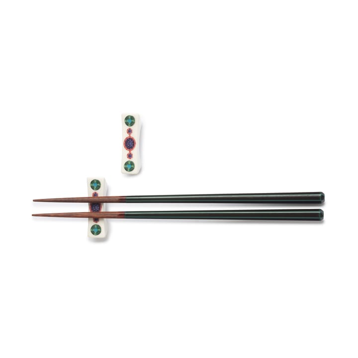 Taika Sato chopstick holder 2-pack, White-multi coloured Iittala