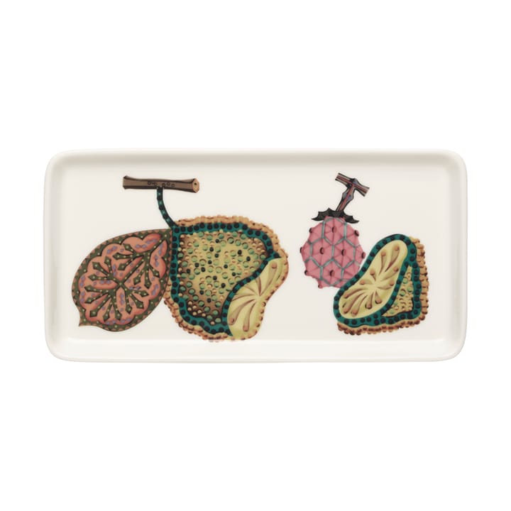 Taika Sato plate 12x24 cm - White-multi coloured - Iittala