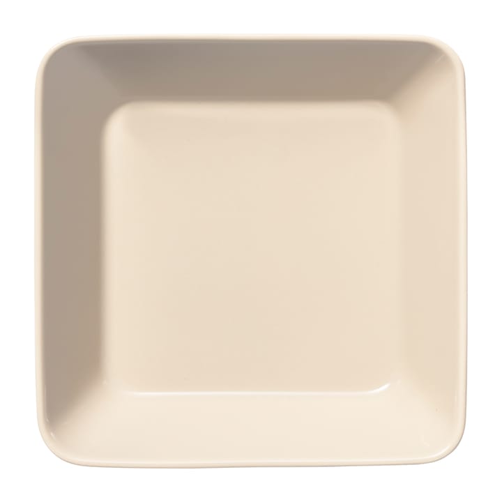 Teema square plate 16x16 cm, Linen Iittala