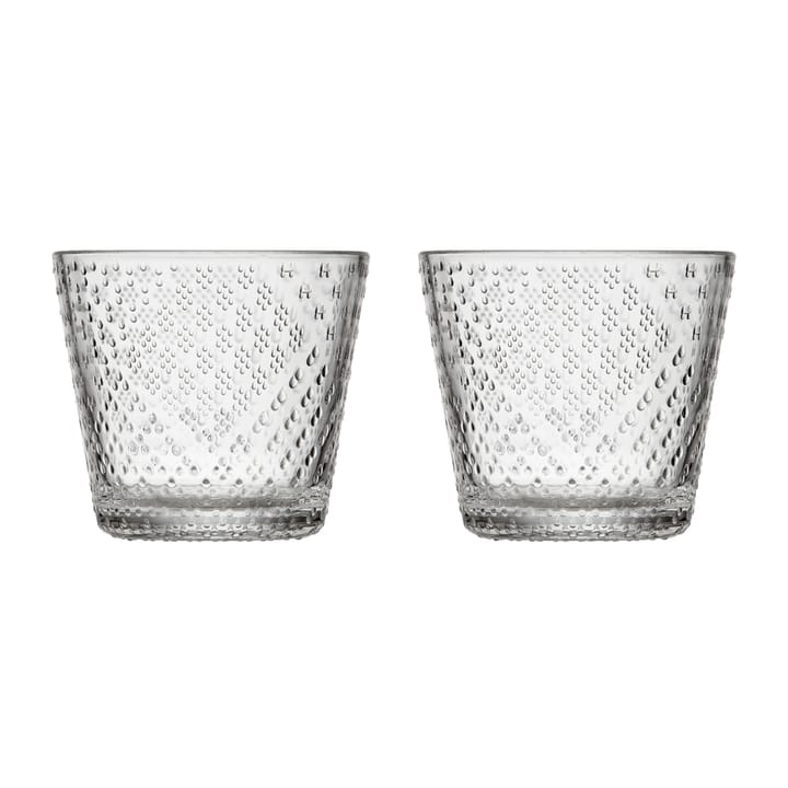 Tundra drinking glass 29 cl 2-pack, Clear Iittala