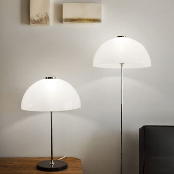 Kupoli table lamp - Black-metal details-white shade - Innolux