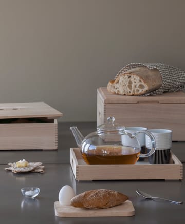 Iris Hantverk plate & egg cup - Beech - Iris Hantverk