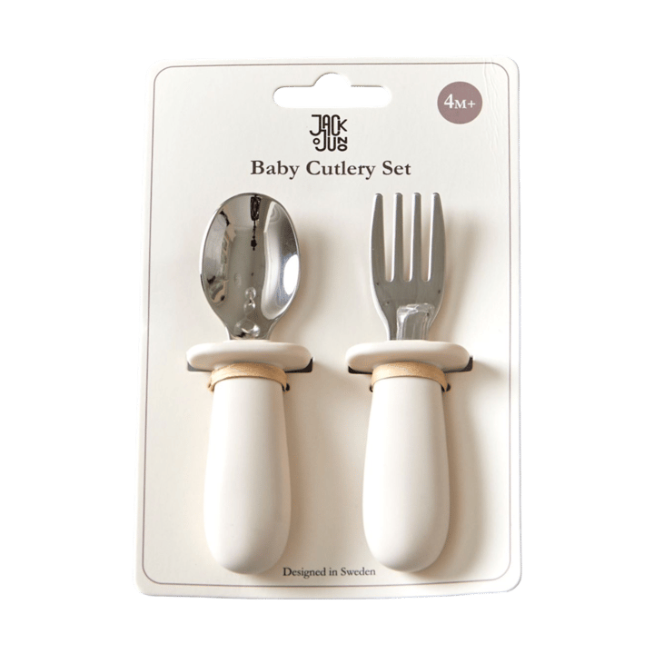 Baby cutlery set 2 pieces - Cream - Jack o Juno