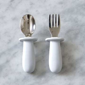 Baby cutlery set 2 pieces - Glacier grey - Jack o Juno