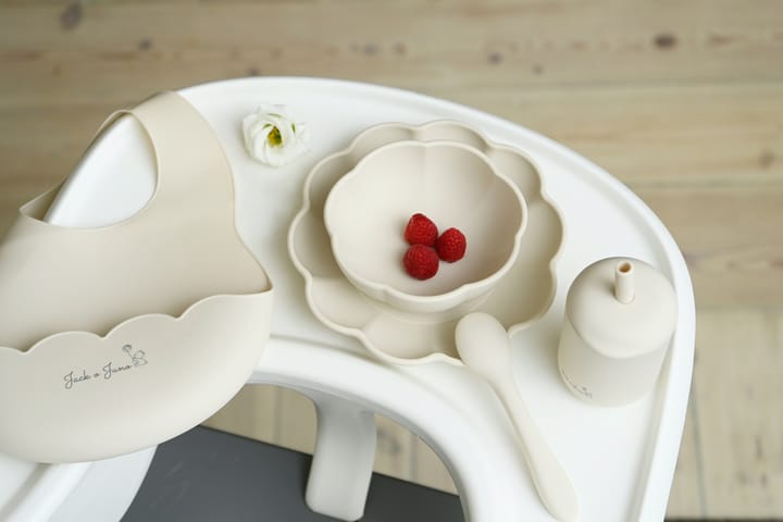 Little Poppy children's dinner set 4 pieces, Cream Jack o Juno