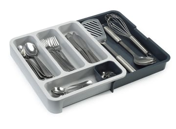 Drawerstore expandable cutlery tray 27.8 cm - Grey - Joseph Joseph