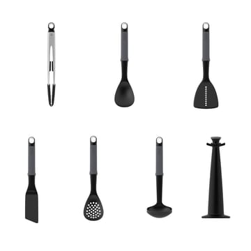 Elevate carousel with tongs 6 pieces - Grey - Joseph Joseph