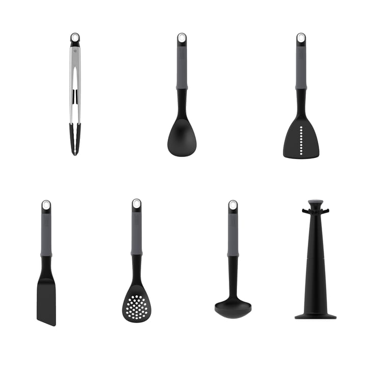 Elevate carousel with tongs 6 pieces, Grey Joseph Joseph