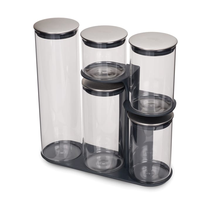 Podium storage jar 32.6 cm - Steel - Joseph Joseph