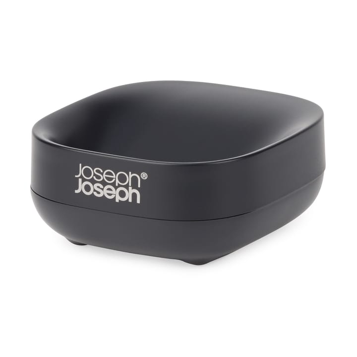 Slim compact soap dish 8.4 cm - Black - Joseph Joseph