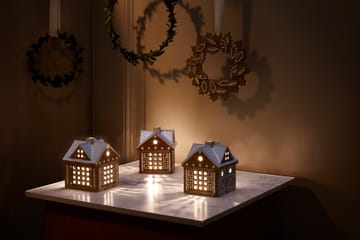 Gingerbread candle house - Christmas barn 11.5 cm - Kähler