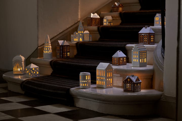 Gingerbread candle house, Christmas barn 11.5 cm Kähler