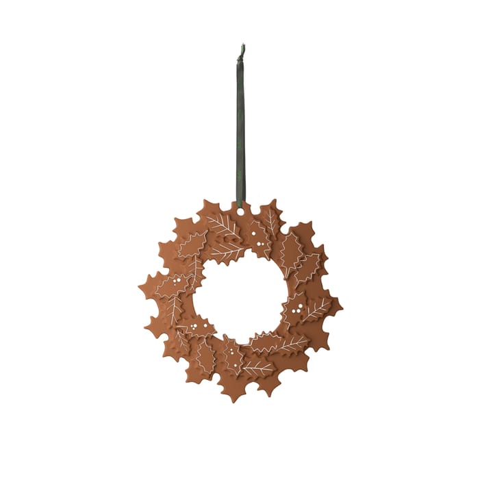 Gingerbread Christmas wreath Ø18.5 cm, Brown Kähler