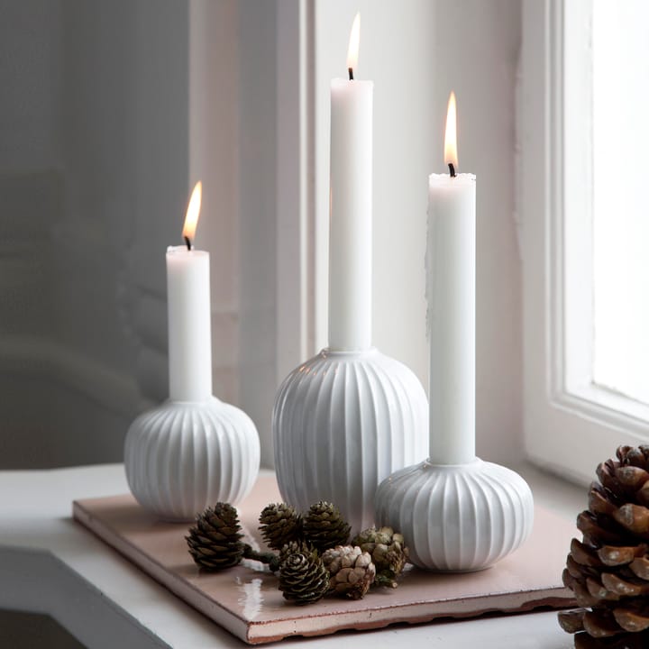 Hammershøi candleholder large, white Kähler