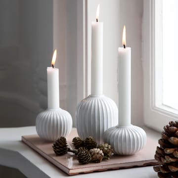 Hammershøi candleholder medium - white - Kähler