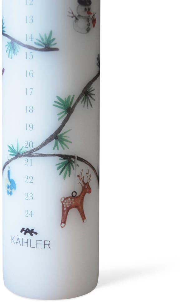 Hammershøi Christmas Advent candle Ø5 cm, 2024 Kähler