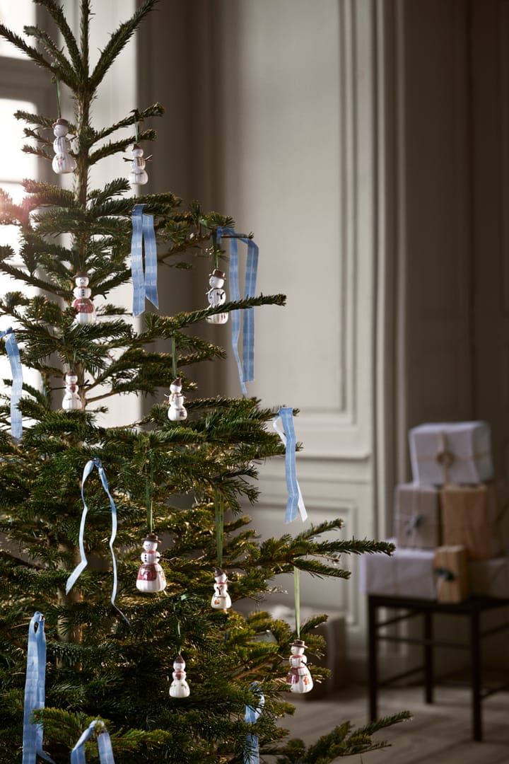 Hammershøi Christmas snowman hanging, White Kähler