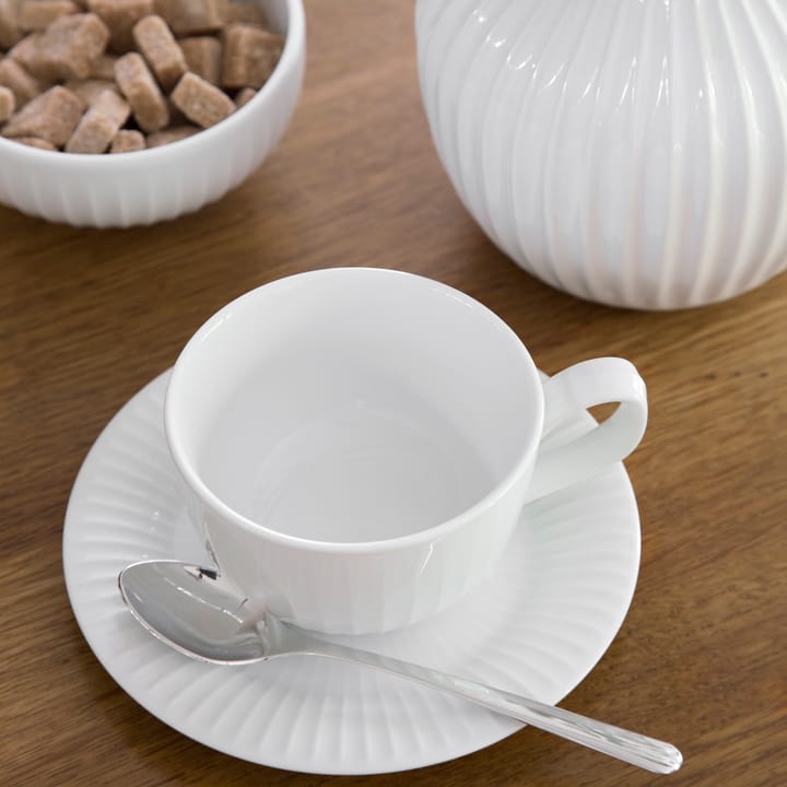 Hammershøi cup with saucer, white Kähler