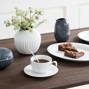 Hammershøi cup with saucer - white - Kähler