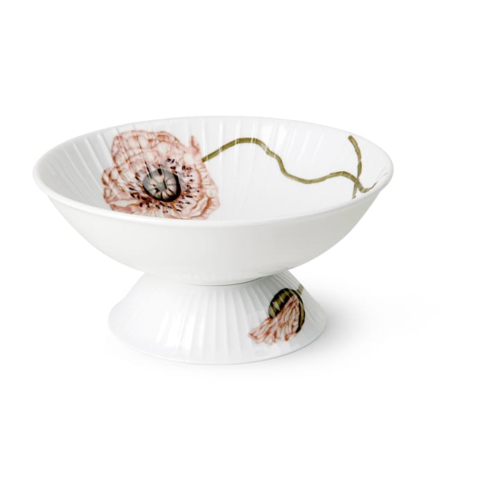 Hammershøi Poppy bowl on foot Ø16 cm, White Kähler